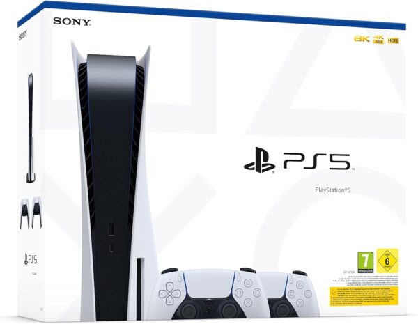 Playstation 5 Standard Consola + 2 Mandos Inalámbrico Dualsense blanco - Imagen 4