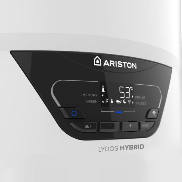 Ariston Lydos Hybrid Wifi - Termo Eléctrico 80 Litros Bajo Consumo con Bomba de Calor, Calentador de Agua Eléctrico Vertical 46,5x46,5x100,9cm Fabricado para Instalación en España [Clase de eficiencia energética A] - Imagen 5