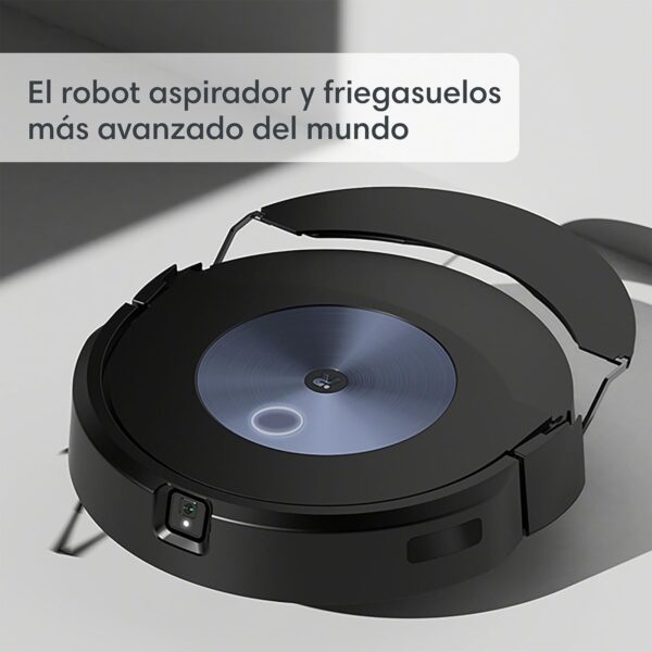 iRobot Robot aspirador y friegasuelos con Wi-Fi Roomba Combo j7+ autovaciado automático - Paño elevable retráctil - Navegación inteligente - Reconocimiento objetos - recarga y reanuda - Imagen 6