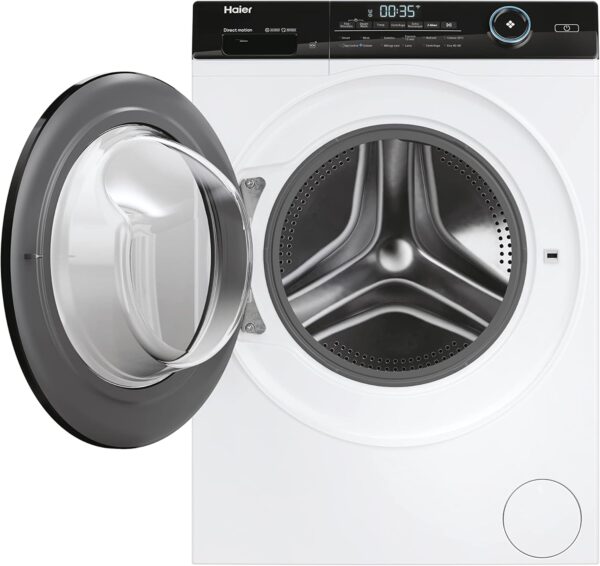 Haier HW90-B14959 Serie I-Pro 5, lavadora Wi-Fi, 9 kg de carga frontal, 1400 revoluciones, tecnología micro vapor Refresh, tratamiento antibacteriano, libre instalación, 60 x 50 x 85 cm, clase A [Clase de eficiencia energética A] - Imagen 4