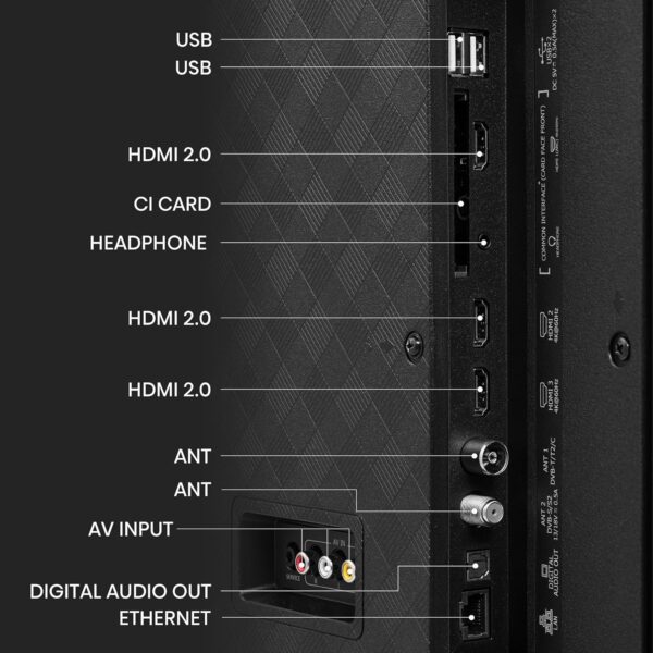 Hisense 43E6NT - UHD 4K,VIDAA Smart TV, 43 Pulgadas, Dolby Vision, Modo Juego Plus, DTS Virtual X, Control por Voz televisor, Doble Control de Volumen, Auto ordenación Canales TDT (Nuevo 2024) [Clase de eficiencia energética E] - Imagen 2