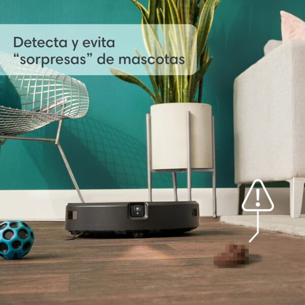 iRobot Robot aspirador y friegasuelos con Wi-Fi Roomba Combo j7+ autovaciado automático - Paño elevable retráctil - Navegación inteligente - Reconocimiento objetos - recarga y reanuda - Imagen 8